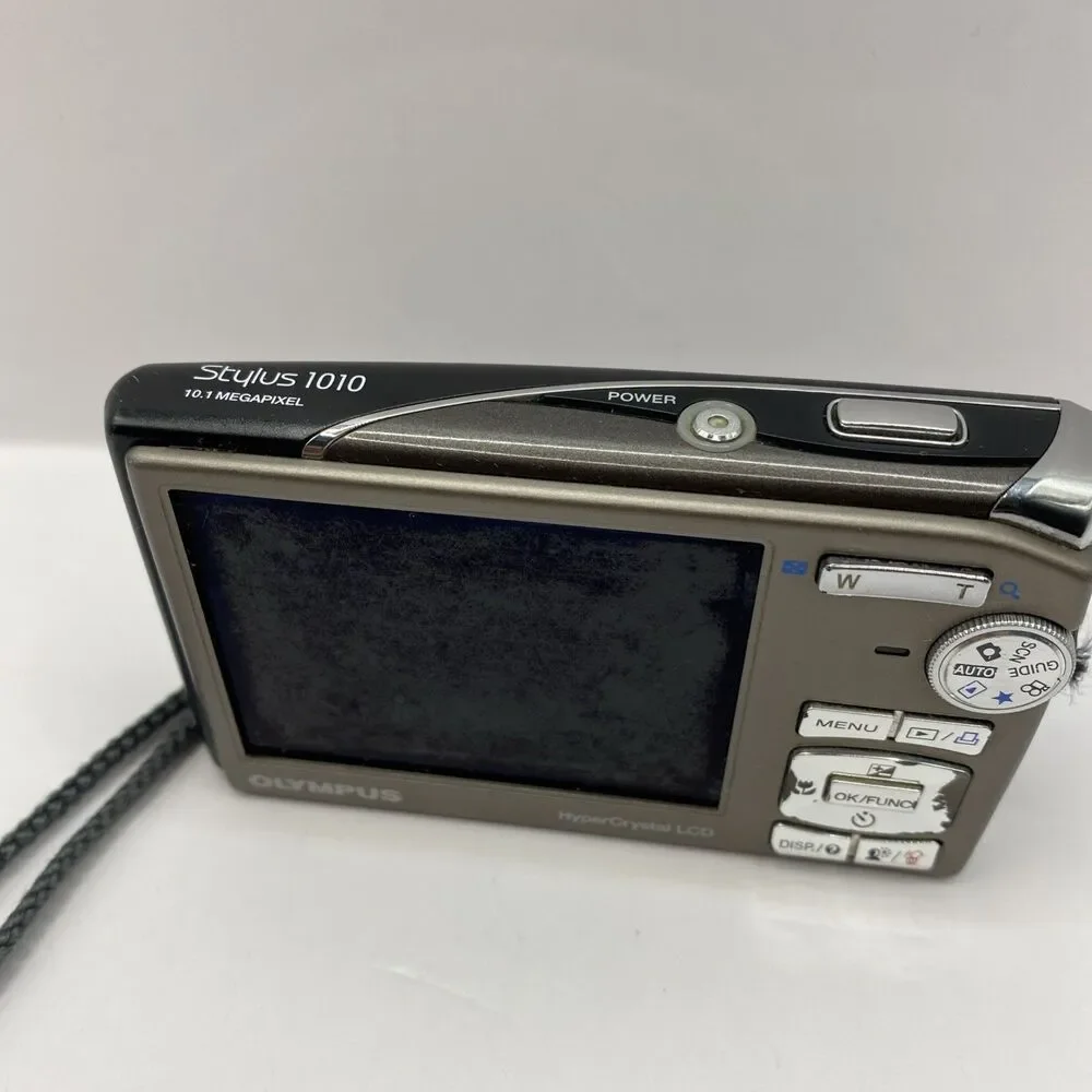Olympus Stylus 1010 Black 10.1MP Digital Camera With Battery & Charger
